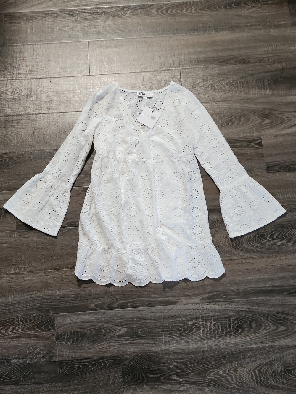 Beach Riot "Delaney" Eyelet Mini Dress - Picture 2 of 4